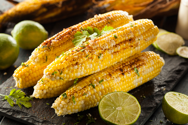Grilled Corn with Spicy Lime Butter