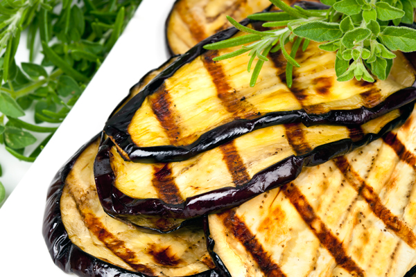 Grilled Eggplant with Balsamic Glaze