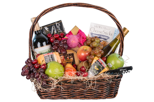 Draeger's Wine & Cheese Connoisseur Basket