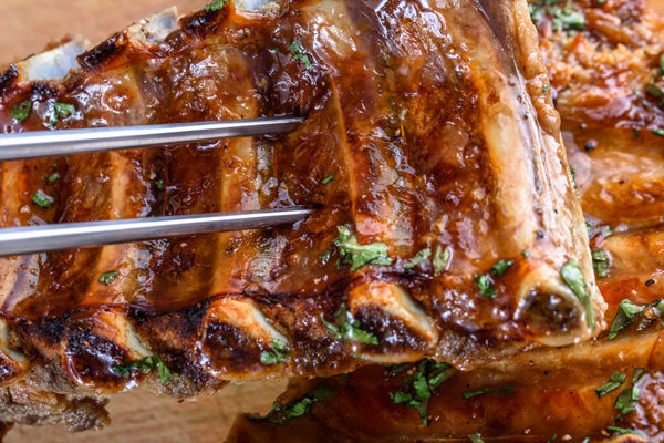 Lime and Corona Baby Back Ribs with Chipotle Honey Glaze